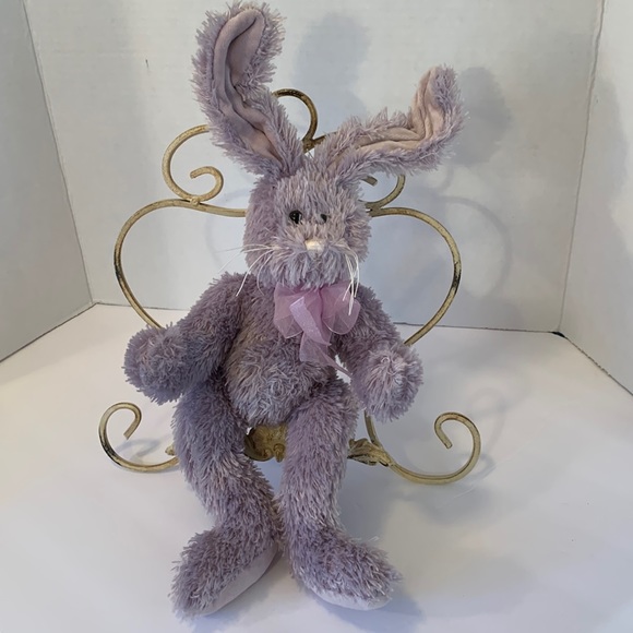 GANZ | Toys | Vintage Ganz Ruffles Lavender Shaggy Rabbitwired Ears 5 H ...